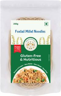 SENSEFUL Foxtail Millet Noodles - Gluten-Free, Zero Maida, Zero Wheat & Non-Fried Hakka Noodles Vegetarian