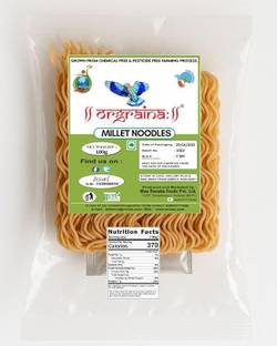 orgraina Millet Noodles | Chemical-Free & Vegetarian | No Maida, No MSG, No Preservatives Instant Noodles Vegetarian