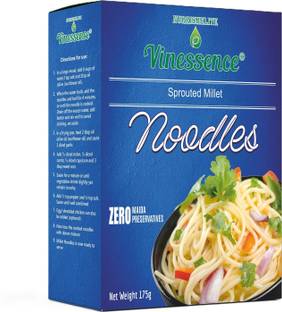 VINESSENCE Sprouted Millet Noodles | Millet Noodles | Noodles | Rich in Iron & Calcium | Instant Noodles Vegetarian
