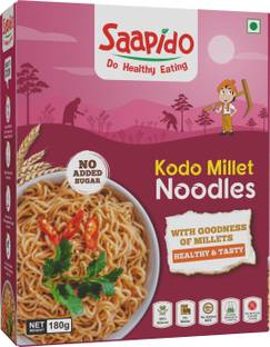 SAAPIDO Kodo Millet Healthy Noodles |100% Natural & Diabetics Friendly Food| - 180gms Instant Noodles Vegetarian