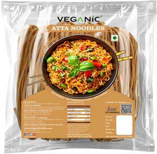 Veganic Atta Hakka Noodles | Veg Chowmein | Chowmin Noodles | Long Slurpy Noodles Hakka Noodles Vegetarian