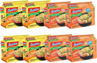 indomie Combo Of Special Chicken Flavour (20 Packets) & Chicken Flavour (20 Packets) Instant Noodles Non-vegetarian