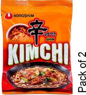 Nongshim Kimchi Ramyun Korean Style Instant Noodles 240g Instant Noodles Vegetarian