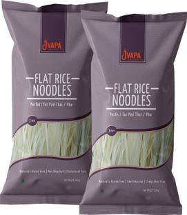 Jvapa 3mm Flat Pad Thai Rice Noodles Vegetarian