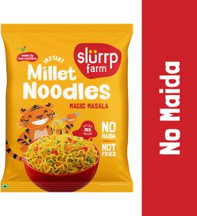 Slurrp Farm Magic Masala, No Maida, No MSG, Millet Instant Noodles Instant Noodles Vegetarian