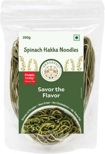 SENSEFUL Spinach Noodles - Vegetable Noodles - Non-Fried, No MSG, Nutritious & Preservative Free Hakka Noodles Vegetarian