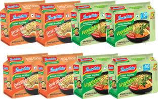 indomie Combo Of Vegetables Vegetarian (20 Pack) & Special Chicken (20 Pack) Instant Noodles Non-vegetarian