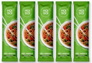 MOI SOI Veg Hakka Noodle Value Pack of 5 (No Preservatives | 150 GMS Each) Hakka Noodles Vegetarian