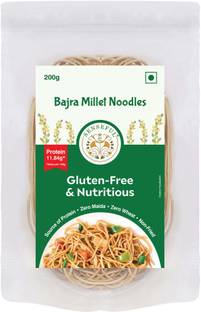 SENSEFUL Bajra Millet Noodles - Zero Maida, Gluten-Free, Nutritious & Preservative Free Hakka Noodles Vegetarian