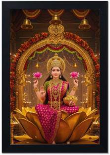lookat Goddess Lakshmi Religious Frame