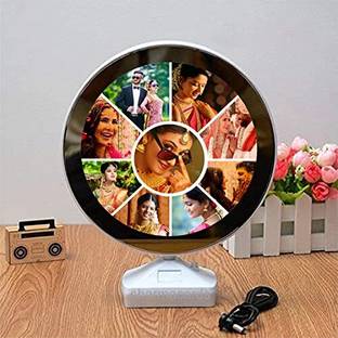 Sharma Cards Magic Mirror with Led Light Digital Reprint 9.8 inch x 8 inch Painting