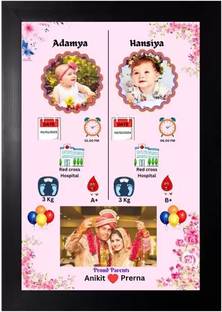 NIDHIGIFTS Wood Wall Photo Frame