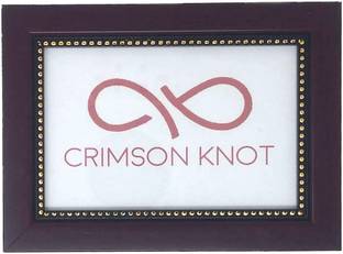 Crimson Knot Wood Table Photo Frame