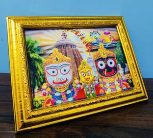 Jagannath Dham Plastic Table Photo Frame