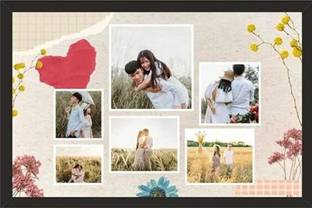 SHREE PIX MDF Wall Photo Frame