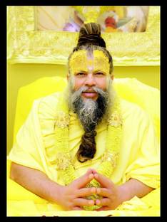 SHREE COLLECTION shri premanand ji maharaj radhavallabh shree haridas photo frame Digital Reprint 12 inch x 8 inch Painting