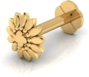 Iski Uski Store Gold-plated Plated Sterling Silver Nose Stud