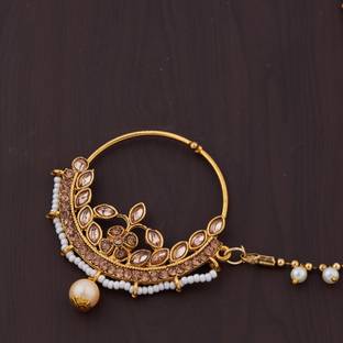 GC PREMIUM JEWELLERY Brass Nathiya