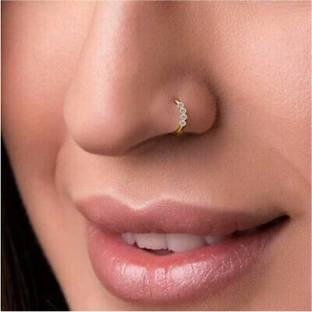 Renu Creations Gold-plated Plated Brass, Metal Nose Stud
