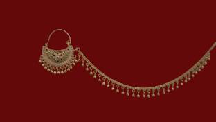 Serdiya Six AC Showroom Gold-plated Plated Alloy, Metal Nose Ring