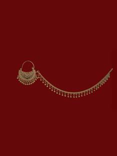 Serdiya Six AC Showroom Gold-plated Plated Alloy, Metal Nose Ring