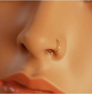 RENU CREATION Gold-plated Plated Alloy, Brass, Metal Nose Ring