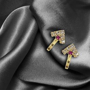 Trend Flux Gold-plated Plated Brass Nose Stud Set