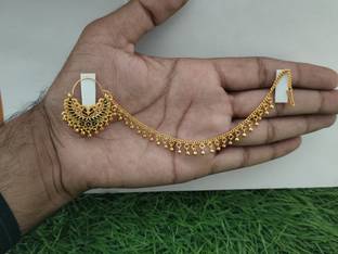 New design ki Nath Nose pin Brass Plated Brass Nathiya