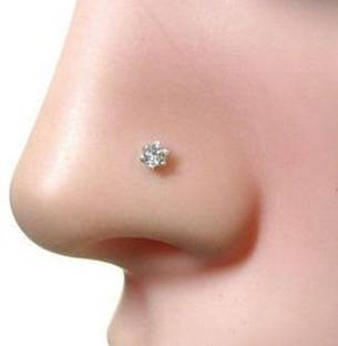Tiyafashion Diamond Silver Nose Stud