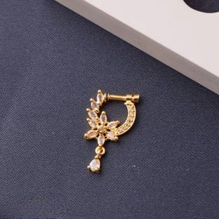 GC PREMIUM JEWELLERY Gold-plated Plated Brass Nathiya