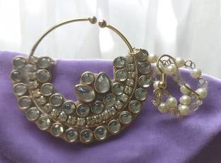 devanya crafts Brass Nose Ring