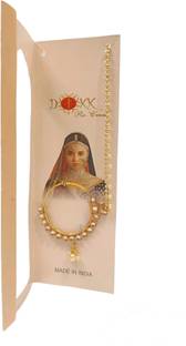 Headshot Cubic Zirconia Gold-plated Plated Brass Nathiya