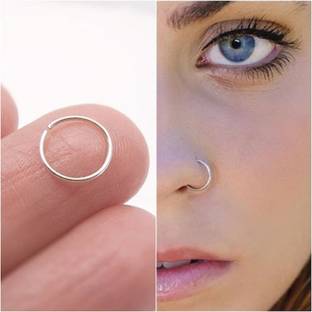 MMJEWLLERY Silver Plated Sterling Silver Nose Ring