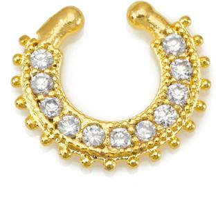 Vermont Gold-plated Plated Copper, Brass Nose Ring