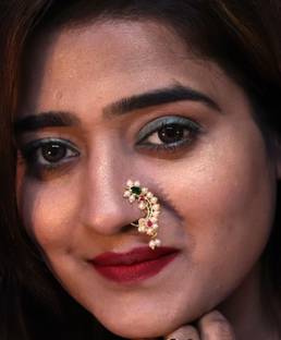mycoh Cubic Zirconia Gold-plated Plated Brass Nose Ring