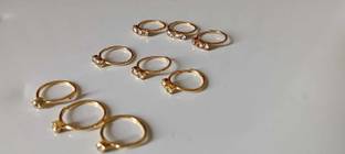 Sadid Gold-plated Plated Brass Nose Ring