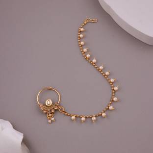 GC PREMIUM JEWELLERY Gold-plated Plated Brass Nathiya