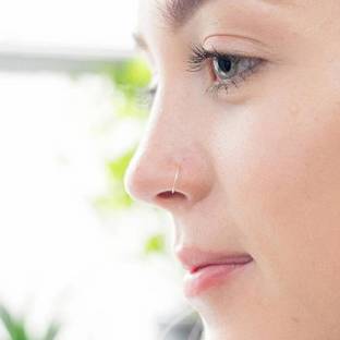 smileplace Silver Nose Ring