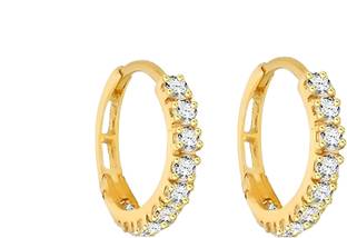 Nawab Collection Zircon Gold-plated Plated Alloy Nose Stud Set