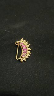 Abhesha Jewellery Alloy Nose Stud