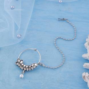 GC PREMIUM JEWELLERY Brass Nathiya