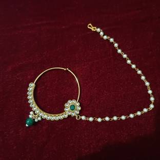 PS jewells Crystal Gold-plated Plated Alloy Nathiya