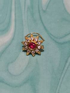 Abhesha Jewellery Alloy Nose Stud