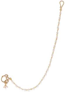 ACCESSHER Gold-plated Plated Brass Nose Ring