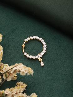 SARAF RS JEWELLERY Brass Nose Ring