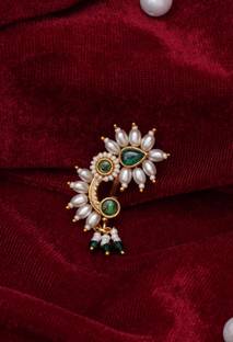 MALIFIONNA Beads Gold-plated Plated Brass Nose Ring