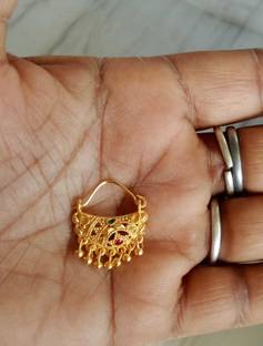 bhumi creation Gold-plated Plated Alloy Nathiya