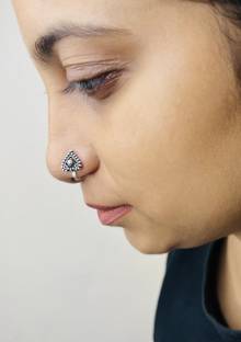arte jewels Sterling Silver Plated Sterling Silver Nose Stud