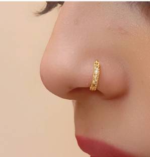 Trend Flux Zircon Gold-plated Plated Alloy Nose Ring Set