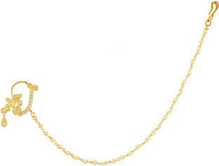 RANIT CREATION Diamond Rhodium Plated Alloy Nathiya
